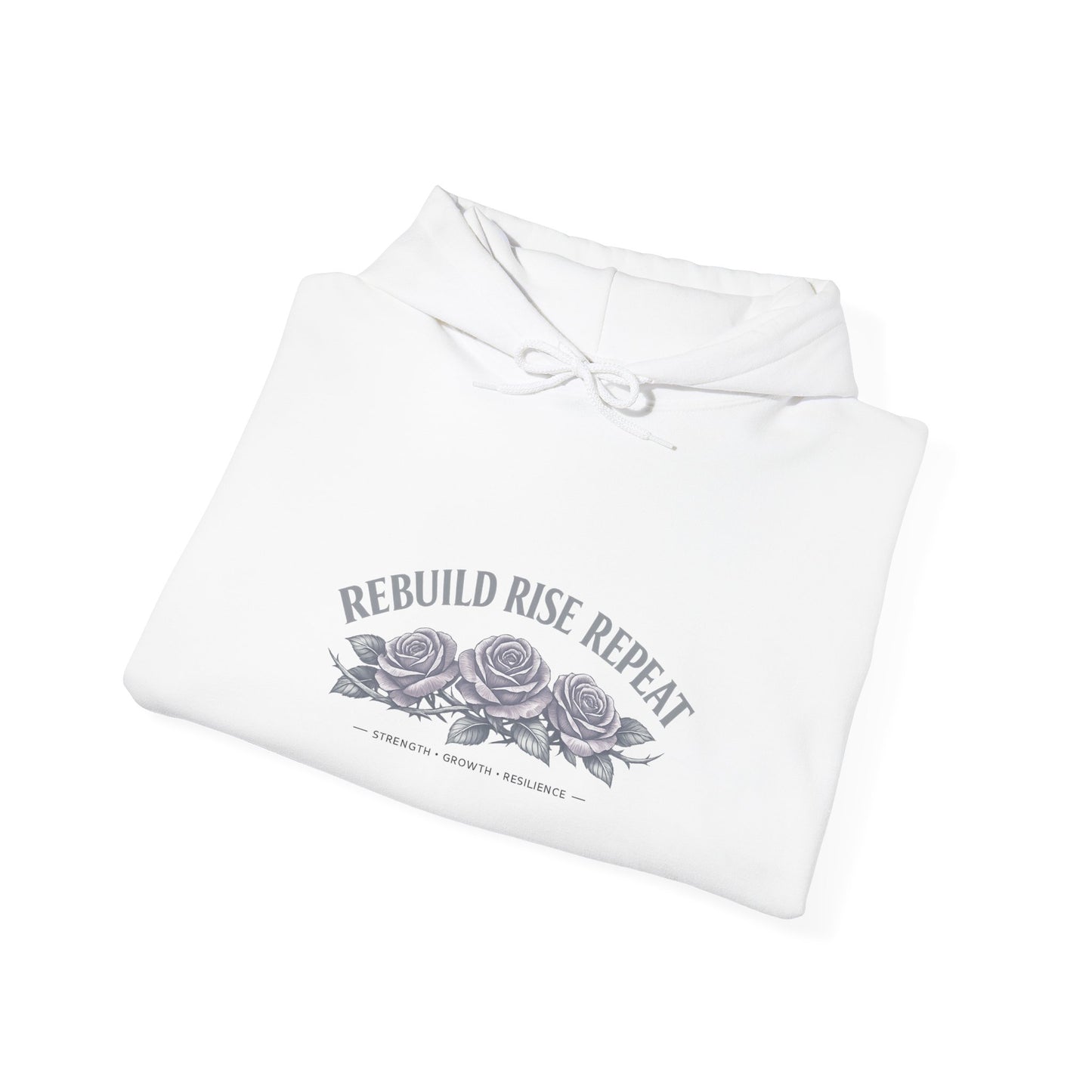 Rebuild Rise Repeat empowerment hoodie by Badass Bitches