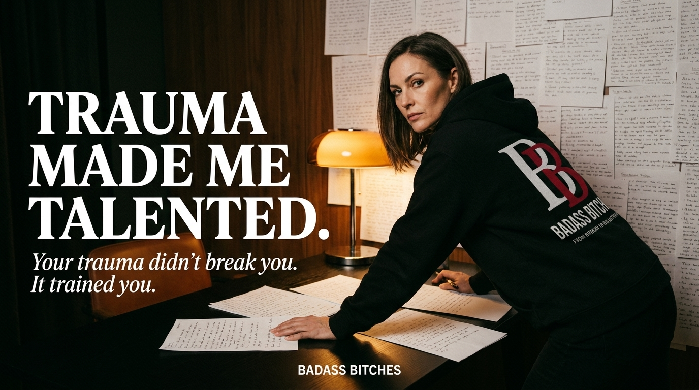 Trauma Made Me Talented Collection Badass Bitches