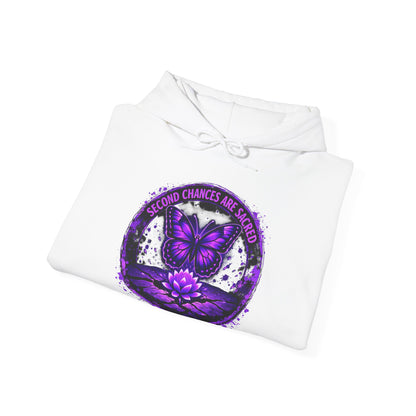 Second Chances Are Sacred empowerment hoodie by Badass Bitches
