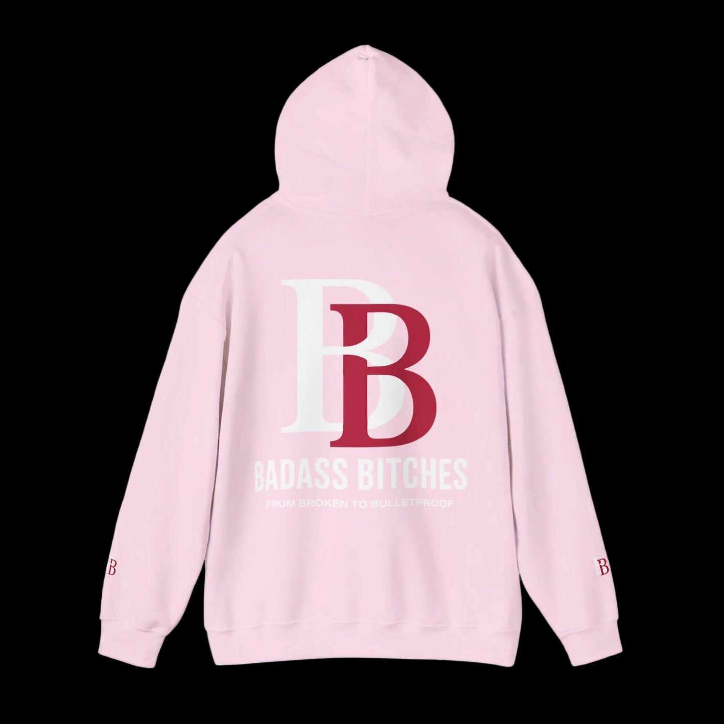Unapologetically Reborn empowerment hoodie by Badass Bitches