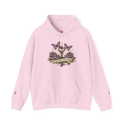 Pain Taught Me Power empowerment hoodie by Badass Bitches