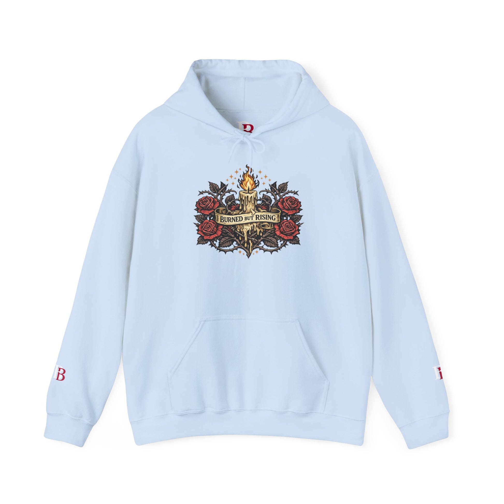 Burned But Rising empowerment hoodie by Badass Bitches