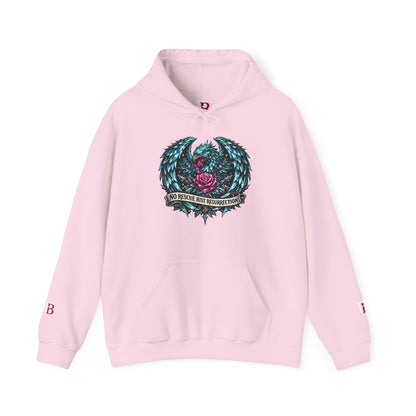 No Rescue Just Resurrection empowerment hoodie by Badass Bitches