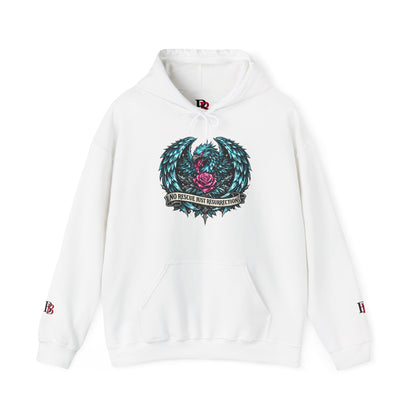 No Rescue Just Resurrection empowerment hoodie by Badass Bitches