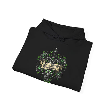 Rebuilt Reloaded Unreachable empowerment hoodie by Badass Bitches