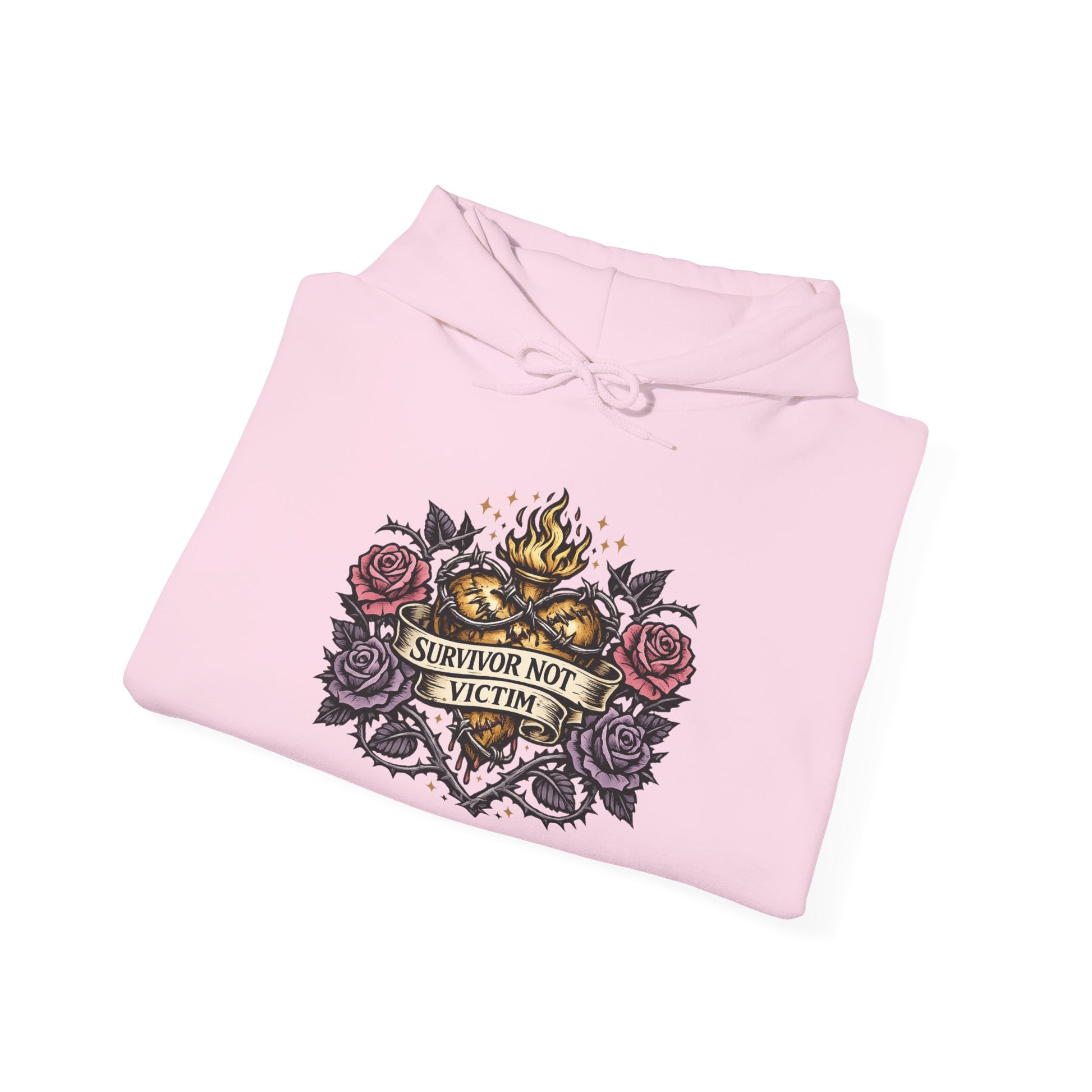 Survivor Not Victim empowerment hoodie by Badass Bitches