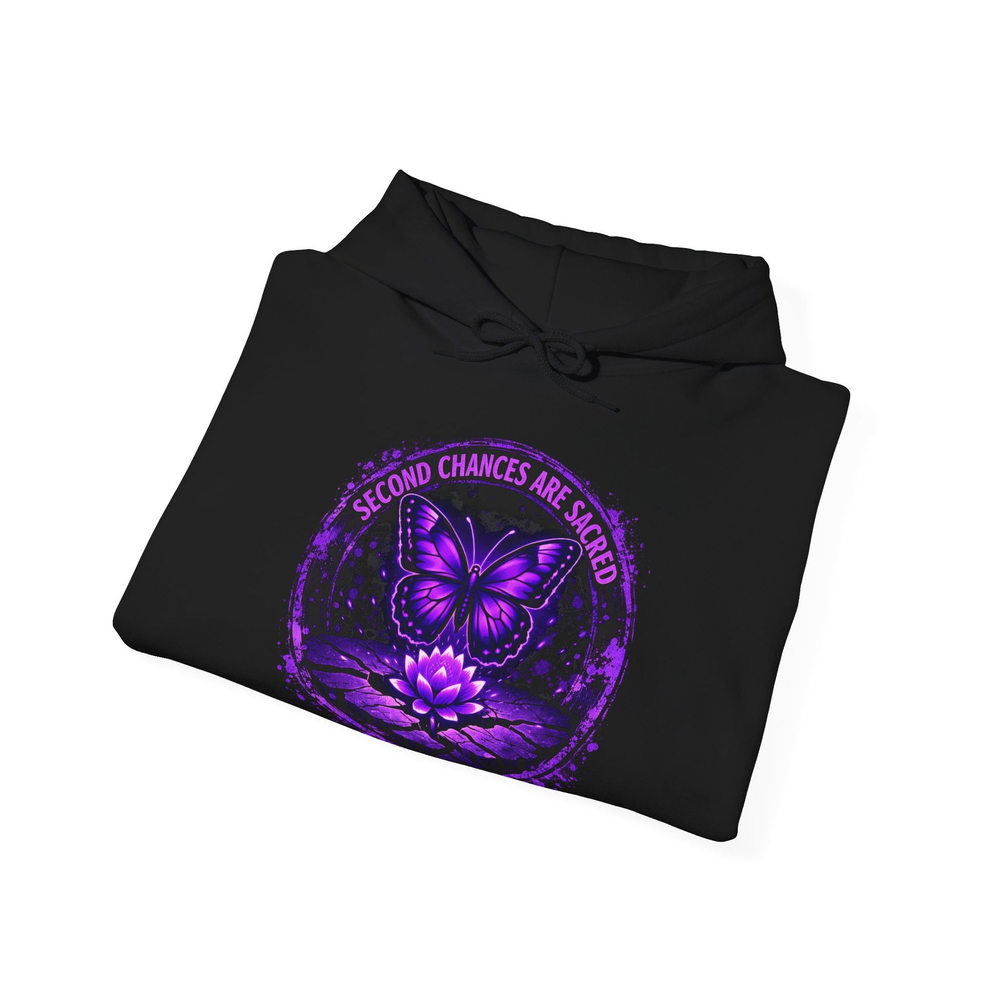 Second Chances Are Sacred empowerment hoodie by Badass Bitches