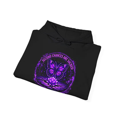 Second Chances Are Sacred empowerment hoodie by Badass Bitches