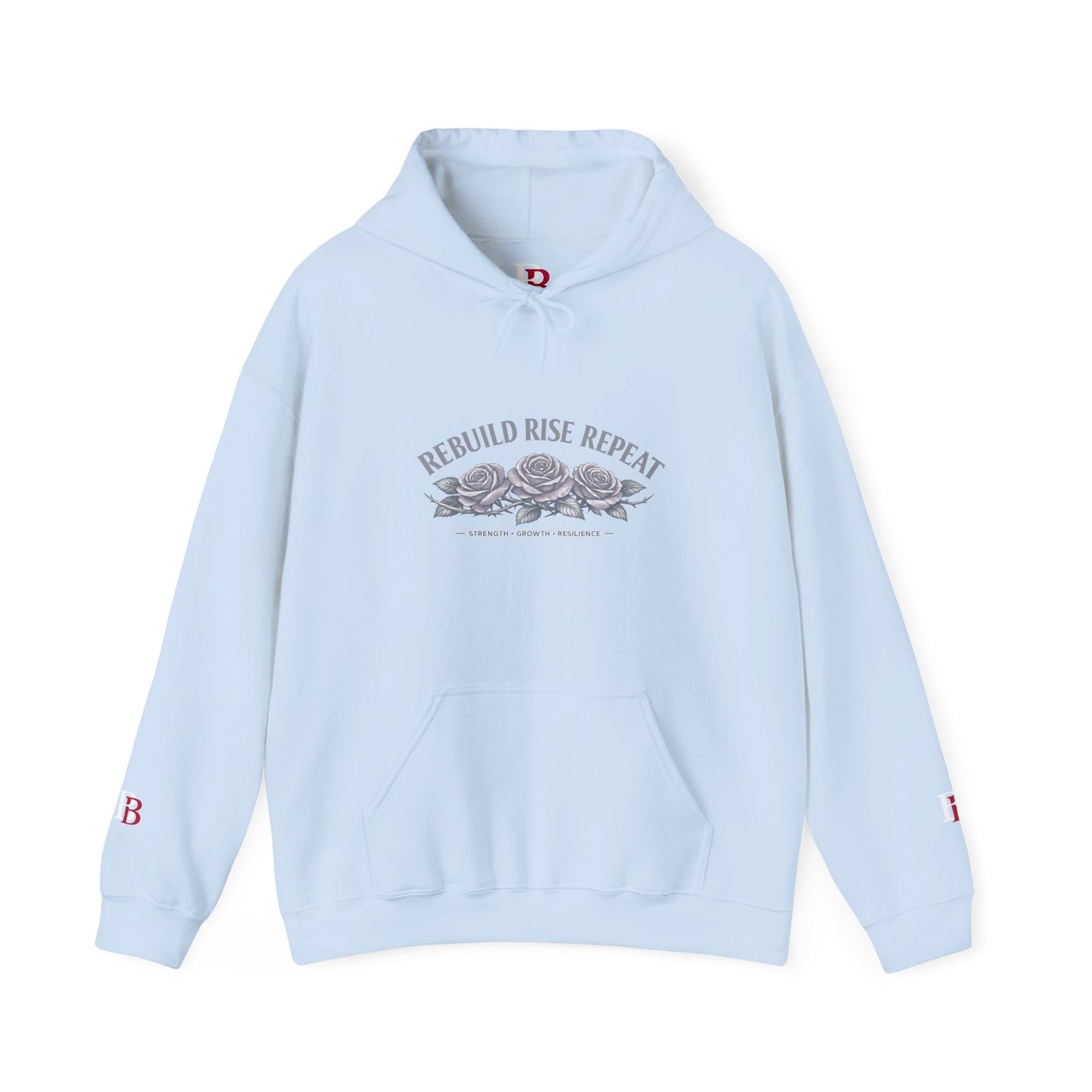 Rebuild Rise Repeat empowerment hoodie by Badass Bitches