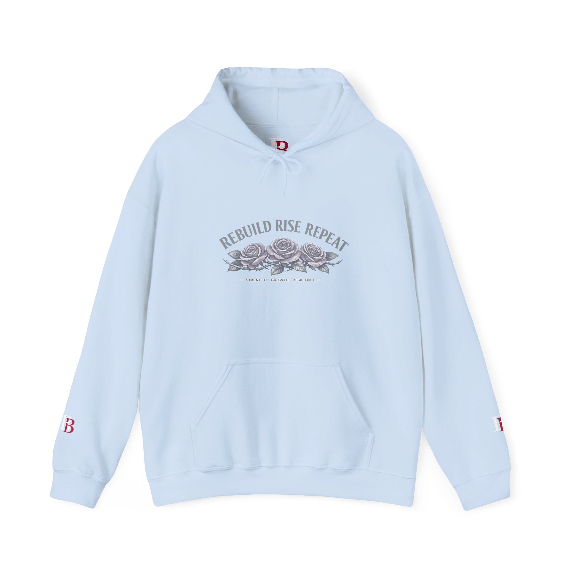 Rebuild Rise Repeat empowerment hoodie by Badass Bitches