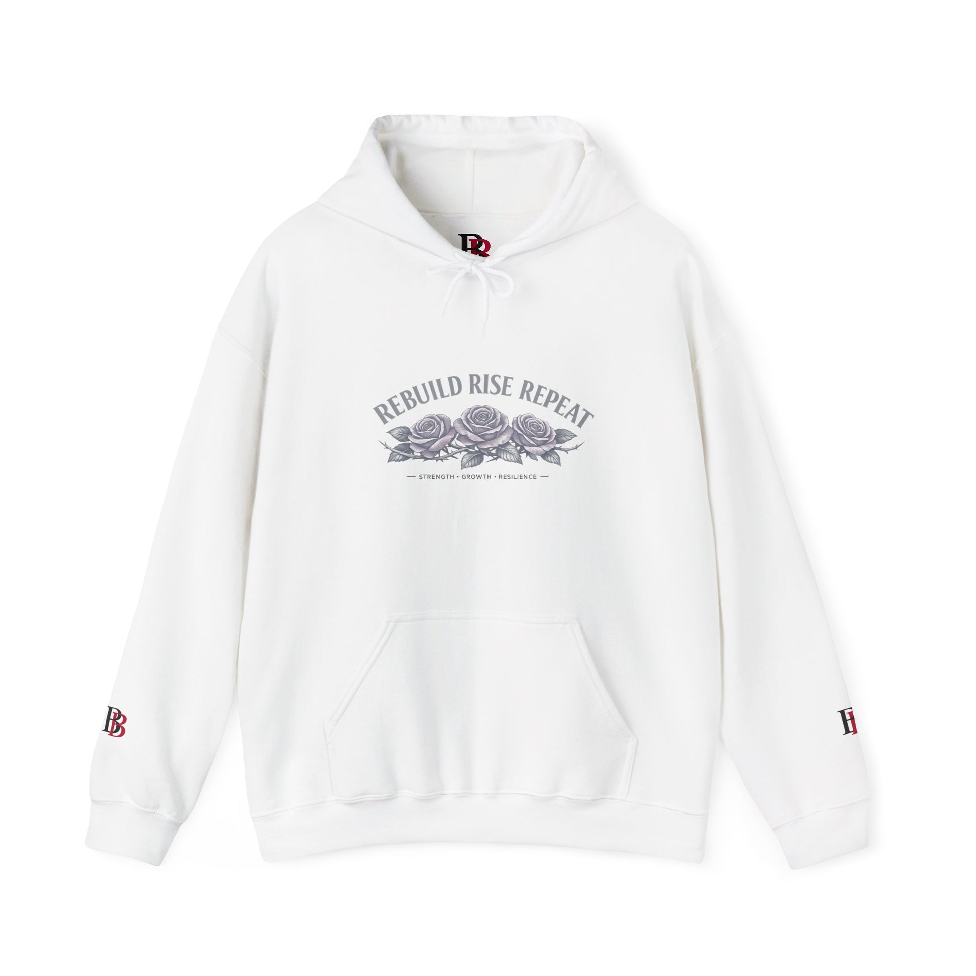 Rebuild Rise Repeat empowerment hoodie by Badass Bitches