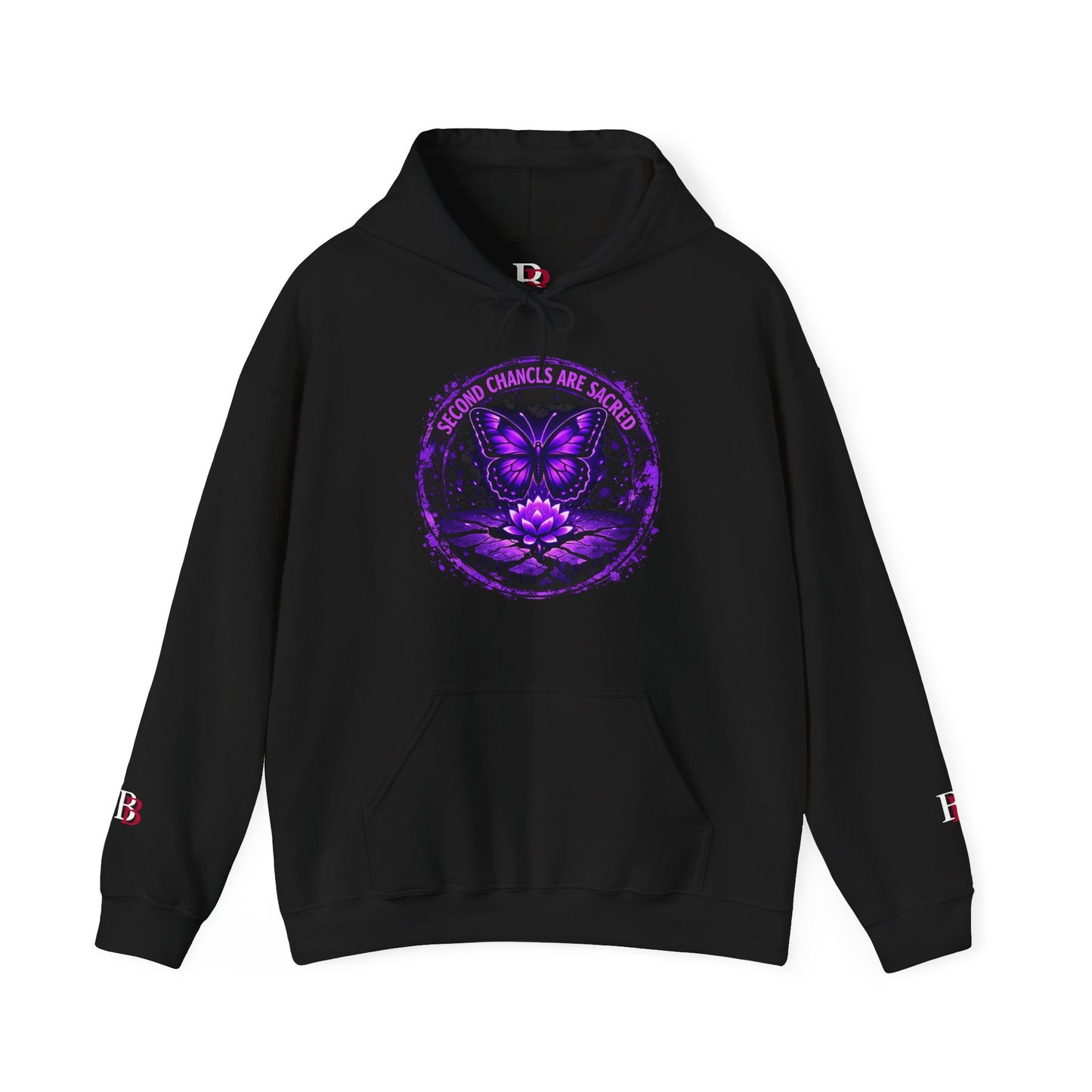 Second Chances Are Sacred healing hoodie for women who built their own second chance — Badass Bitches®
