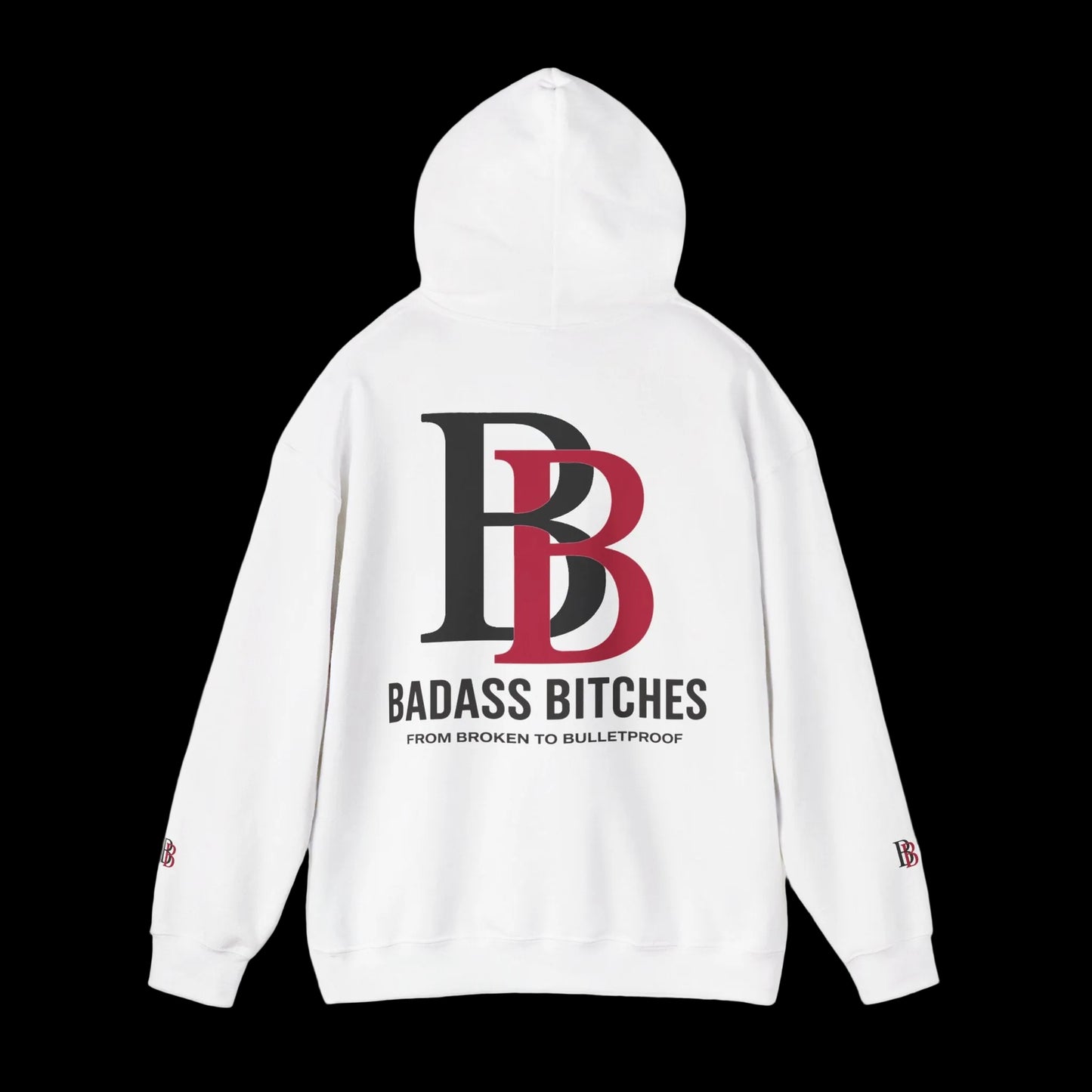 Unapologetically Reborn empowerment hoodie by Badass Bitches
