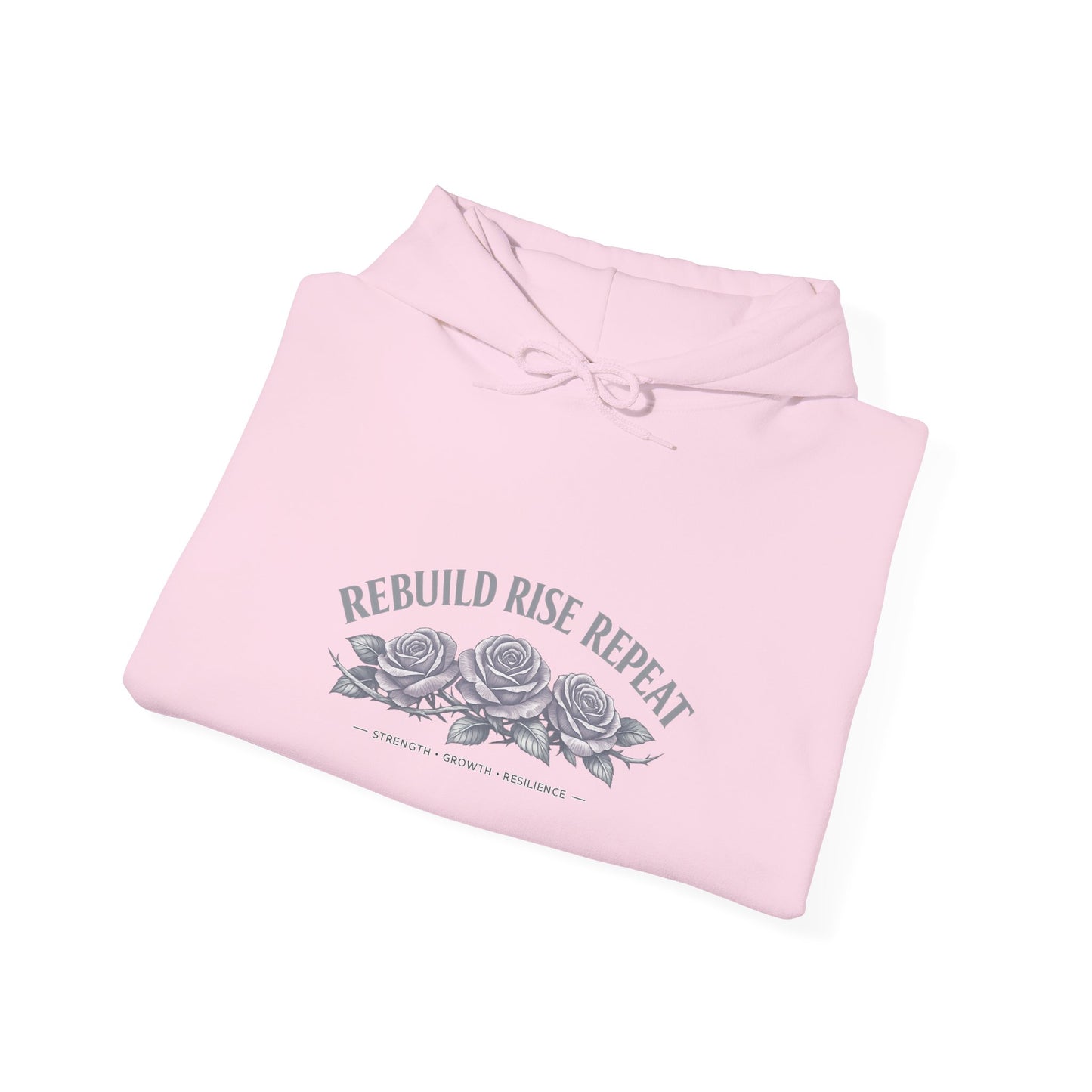 Rebuild Rise Repeat empowerment hoodie by Badass Bitches
