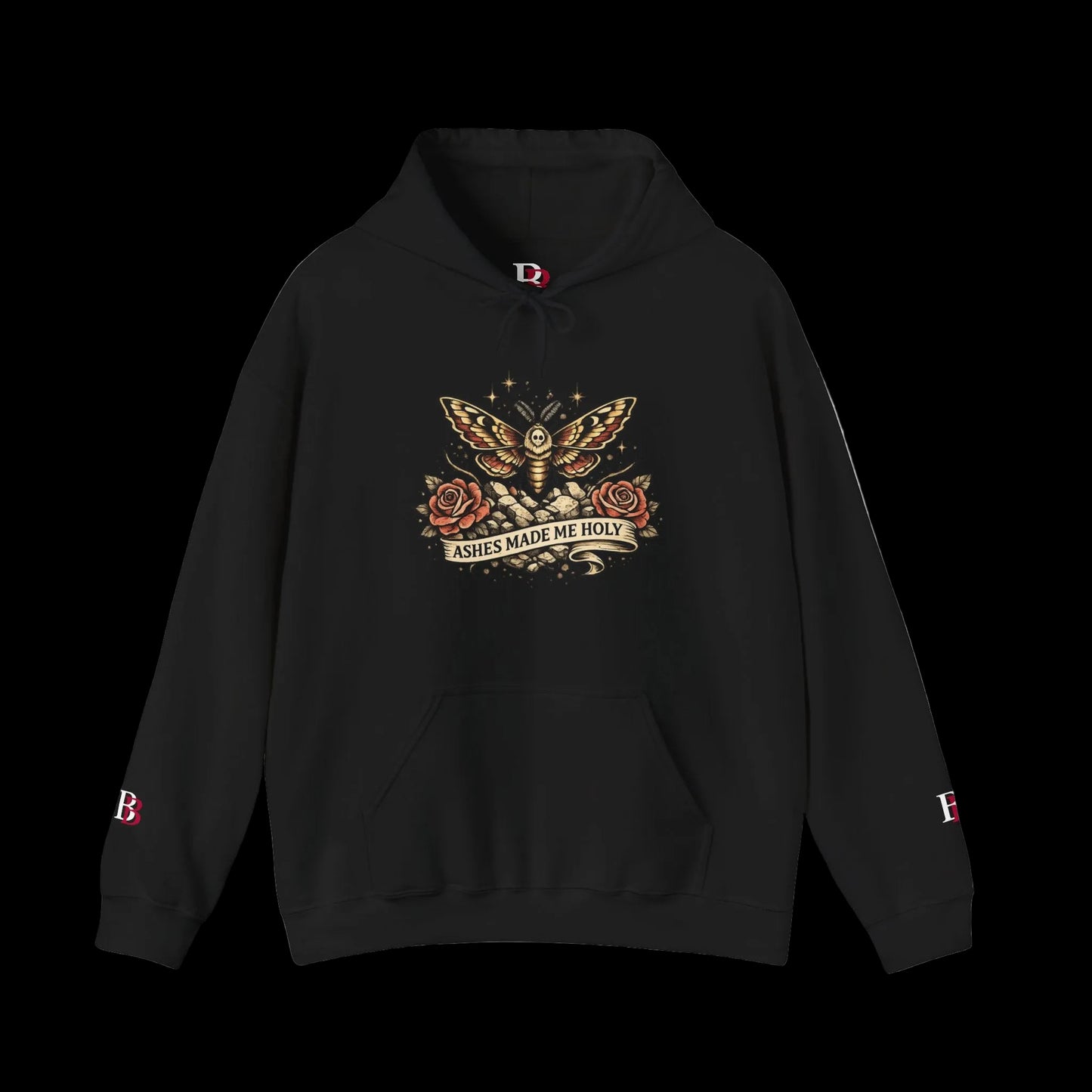 Ashes Made Me Holy survivor hoodie for women who emerged from destruction with something sacred — Badass Bitches®