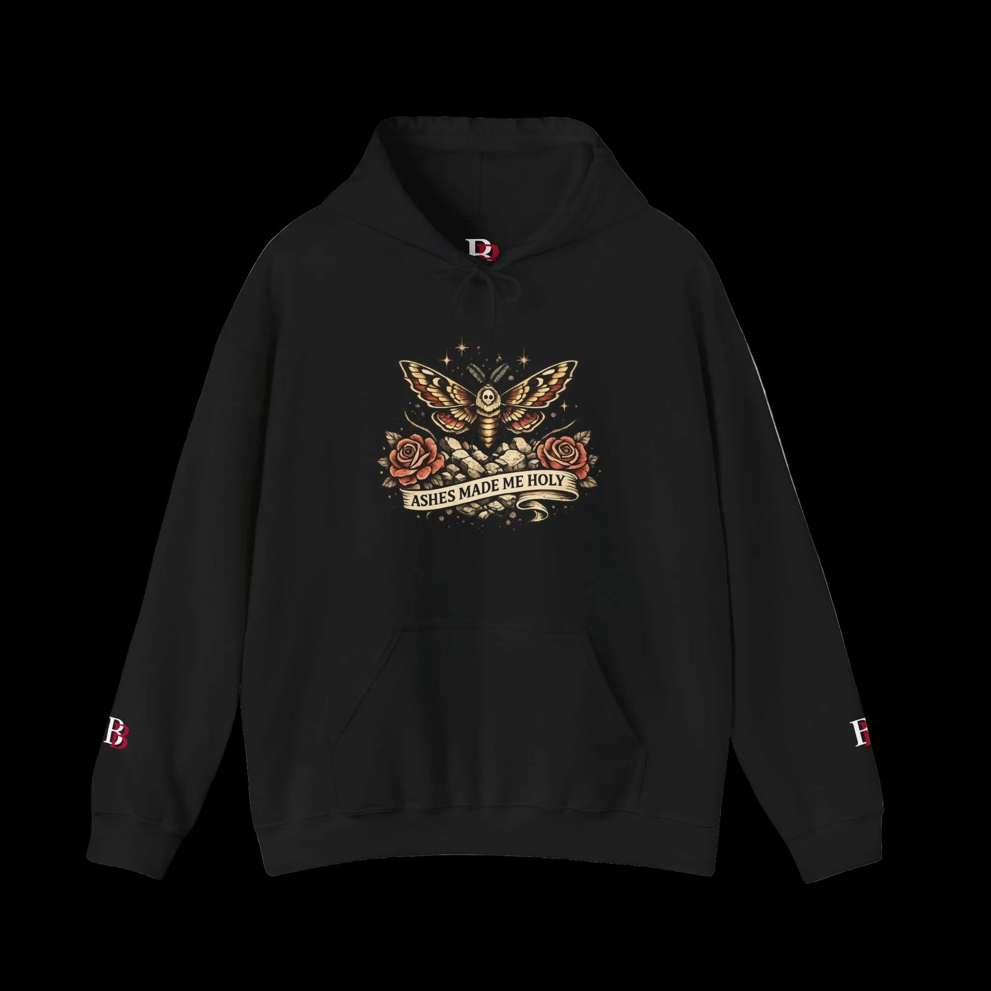 Ashes Made Me Holy survivor hoodie for women who emerged from destruction with something sacred — Badass Bitches®