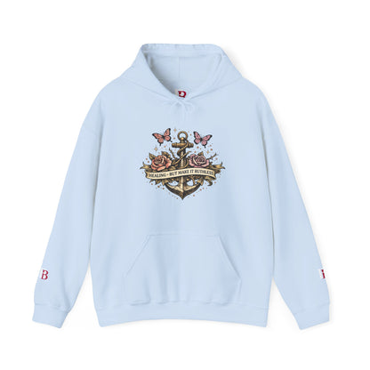 Healing But Make It Ruthless empowerment hoodie by Badass Bitches