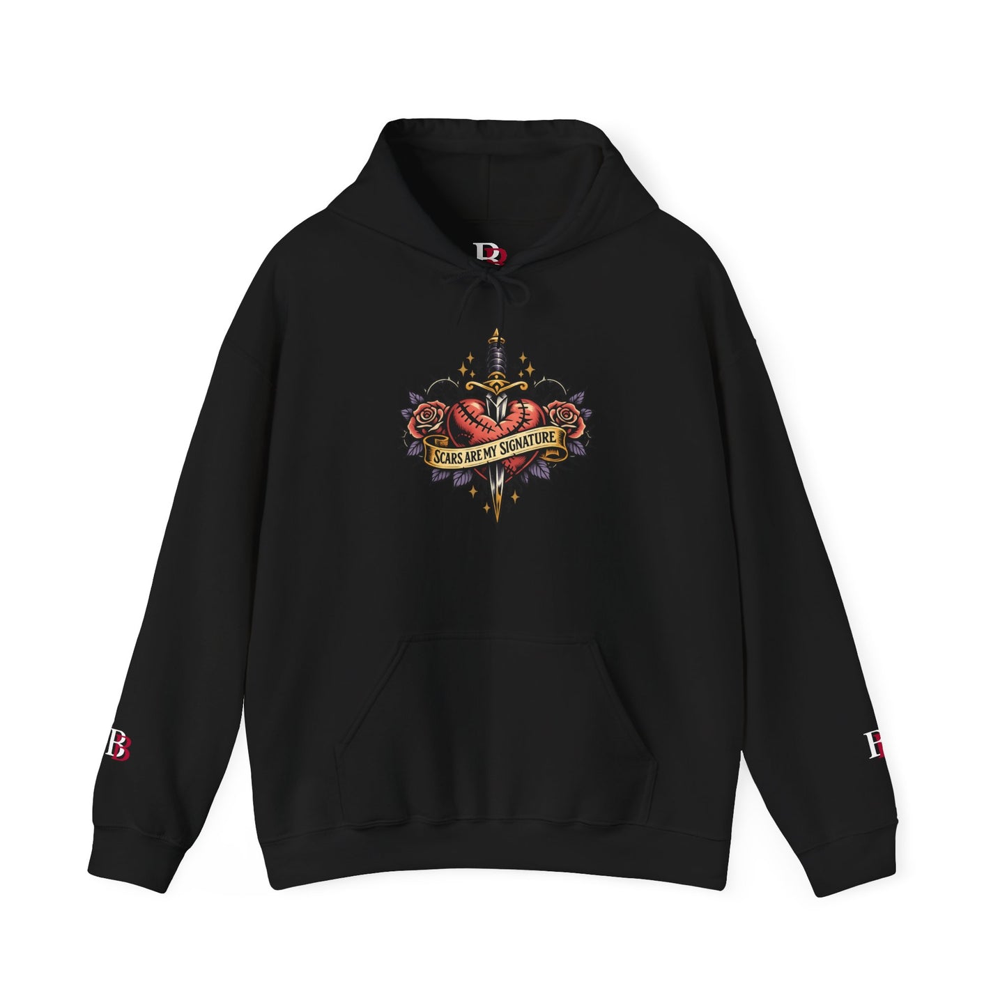 Scars Are My Signature survivor hoodie for women who wear their history without apology — Badass Bitches®