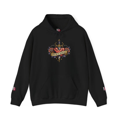 Scars Are My Signature survivor hoodie for women who wear their history without apology — Badass Bitches®