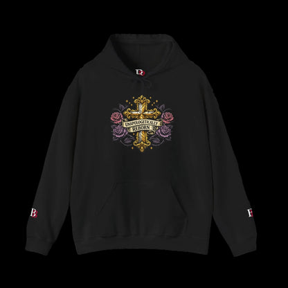 Unapologetically Reborn transformation hoodie for women who rebuilt their identity completely on their own terms — Badass Bitches®