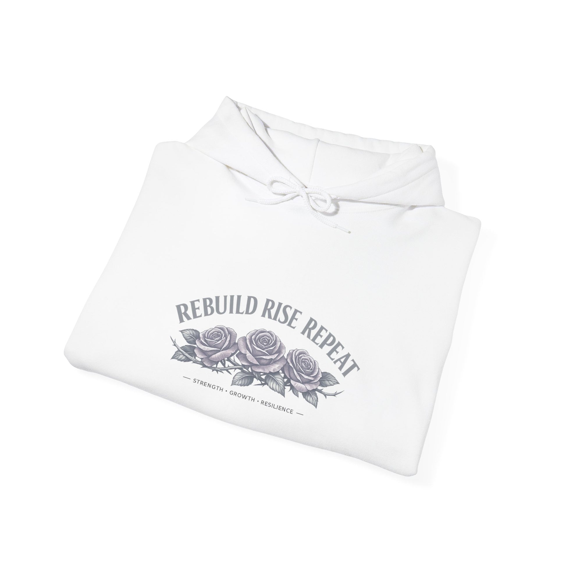 Rebuild Rise Repeat empowerment hoodie by Badass Bitches