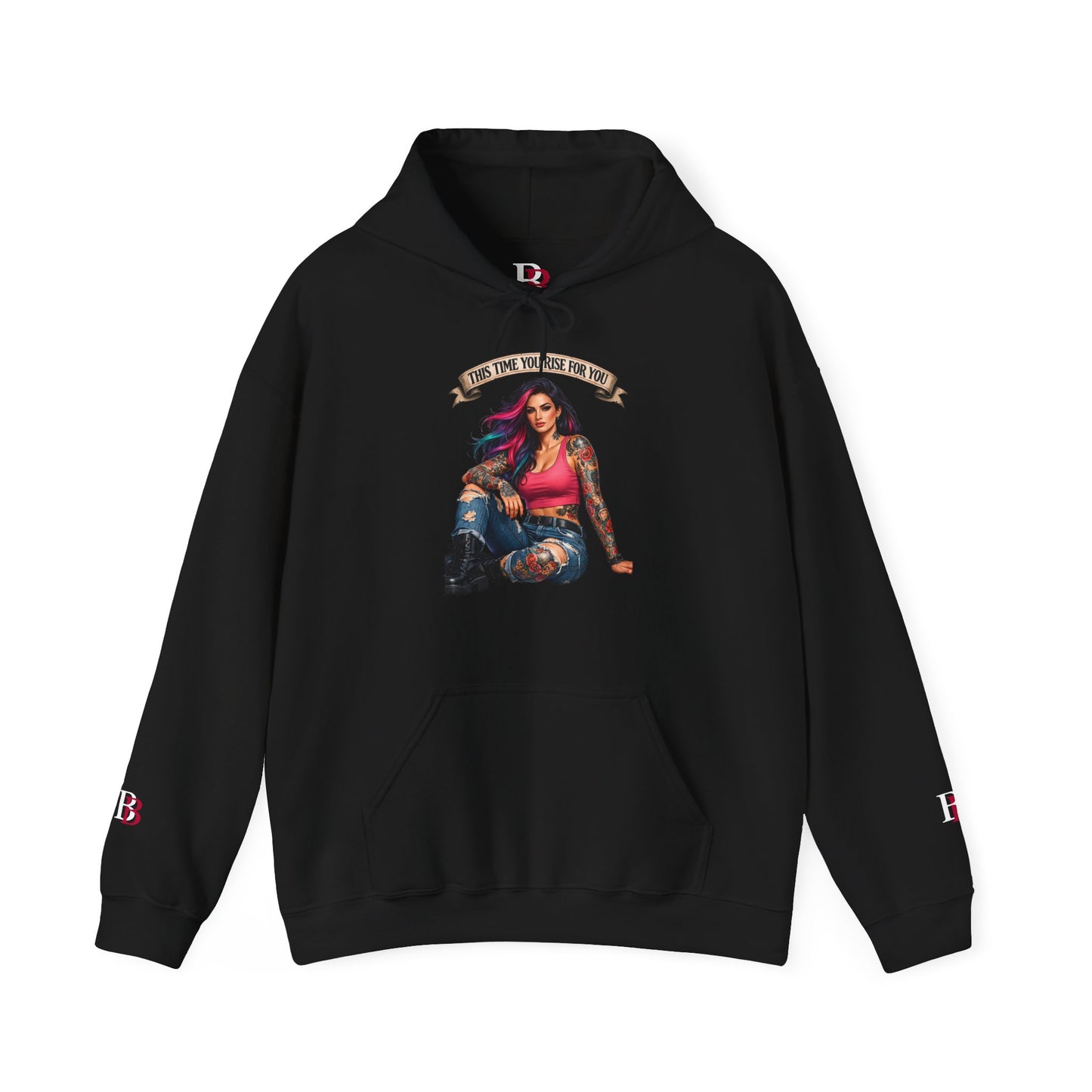 This Time You Rise For You empowerment hoodie for women whose comeback is entirely their own — Badass Bitches®