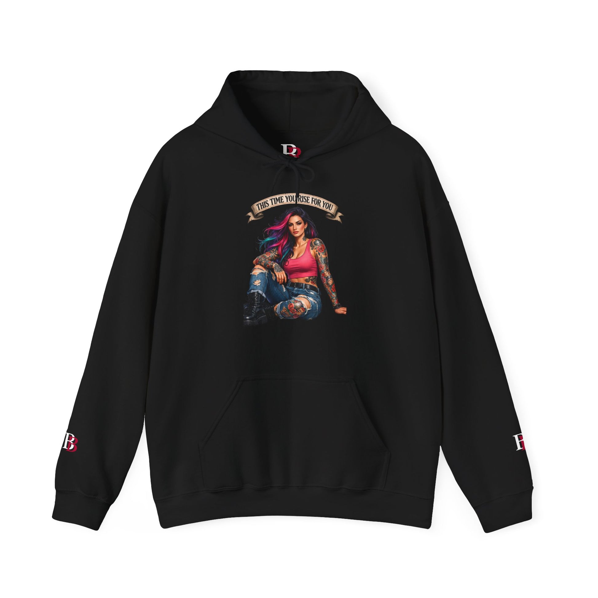 This Time You Rise For You empowerment hoodie for women whose comeback is entirely their own — Badass Bitches®