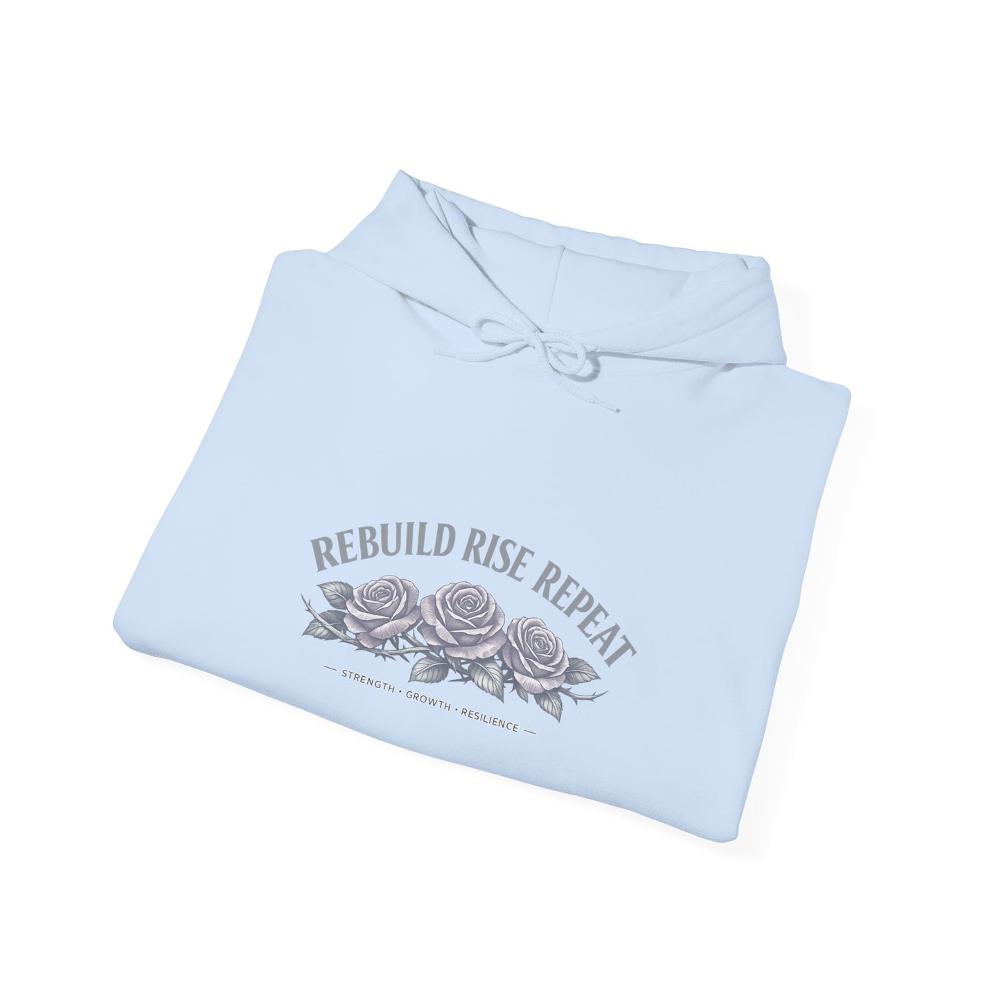 Rebuild Rise Repeat empowerment hoodie by Badass Bitches